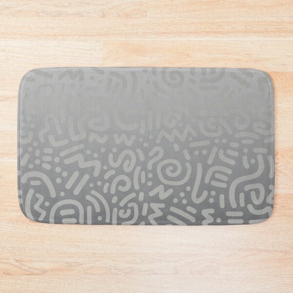 Item preview, Abstract Memphis Scribble – Retro 90s Line Art | Gray designed and sold by Frohyou.
