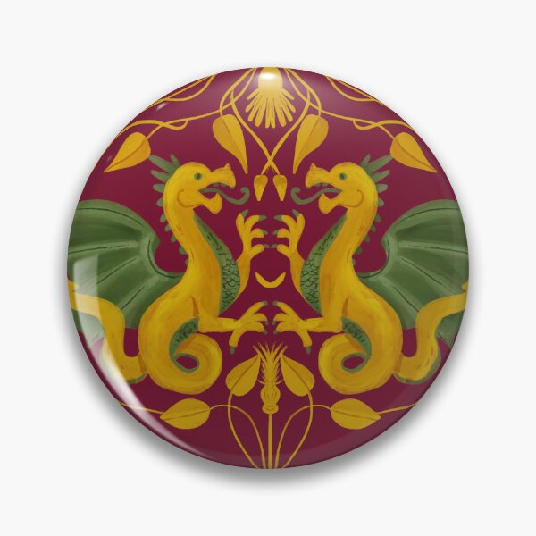 Item preview, Heraldic Dragon Tapestry - Medieval Castlecore Gothic Fantasy on crimson red designed and sold by aneladesigns.
