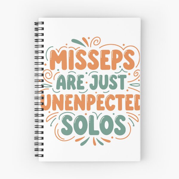 Item preview, Misseps Are Just Unenpected Solos Musician Performer Humor Music Teacher  designed and sold by SofiBlair.