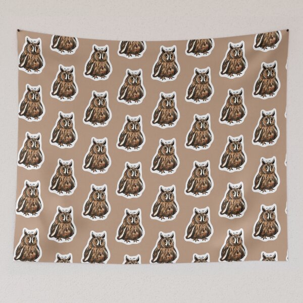 Item preview, Long Eared Owl designed and sold by emmahouldeyart.