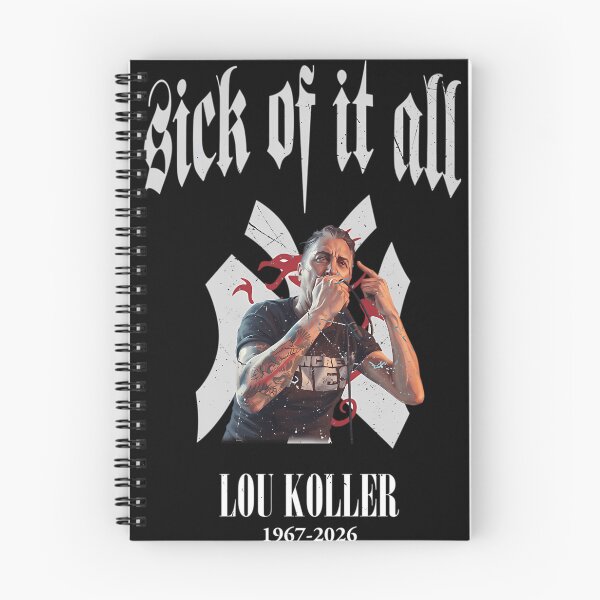 Item preview, Sick of it all Lou Koller 1967-2026 designed and sold by StreetTorqueArt.