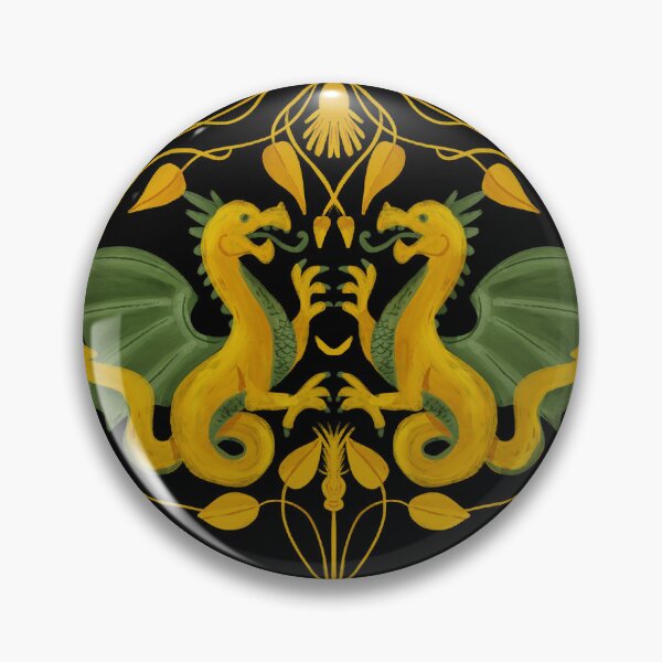 Item preview, Heraldic Dragon Tapestry - Medieval Castlecore Gothic Fantasy on black designed and sold by aneladesigns.