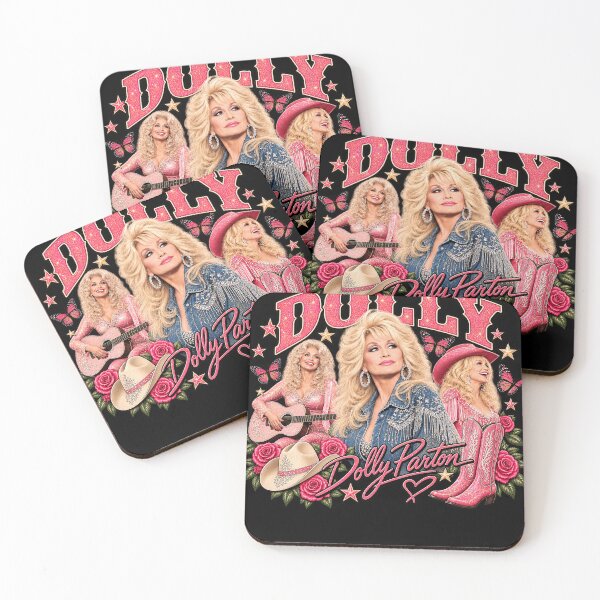 Item preview, Dolly Pink Cowgirl Country Music Dolly Forever Western Retro designed and sold by DianneShelton.