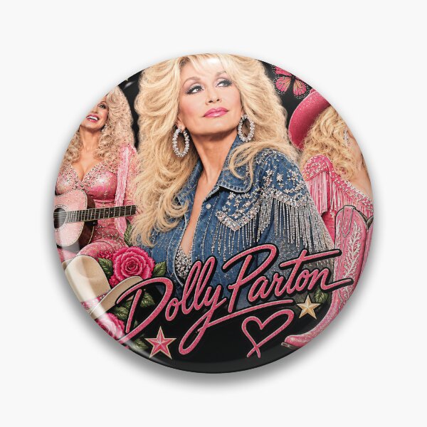 Item preview, Dolly Pink Cowgirl Country Music Dolly Forever Western Retro designed and sold by DianneShelton.