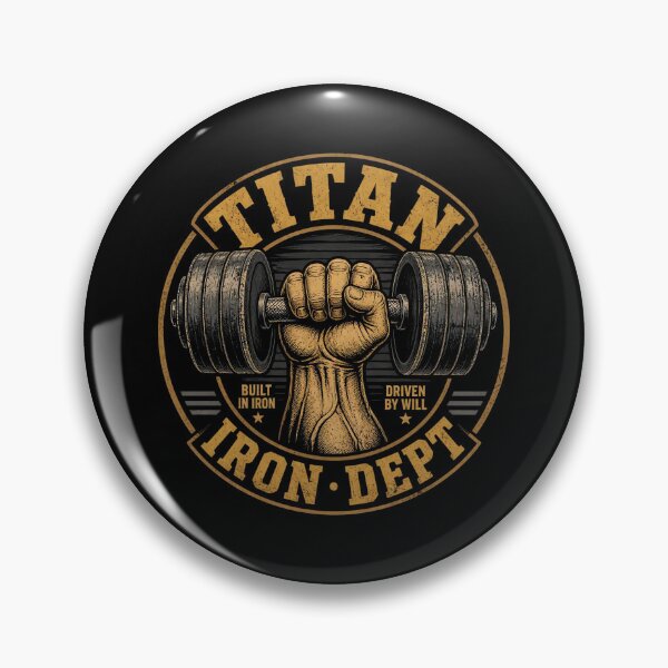 Item preview, Titan Iron Dept Gym Fitness Club designed and sold by CUTE_CAT ⭐⭐⭐⭐⭐.