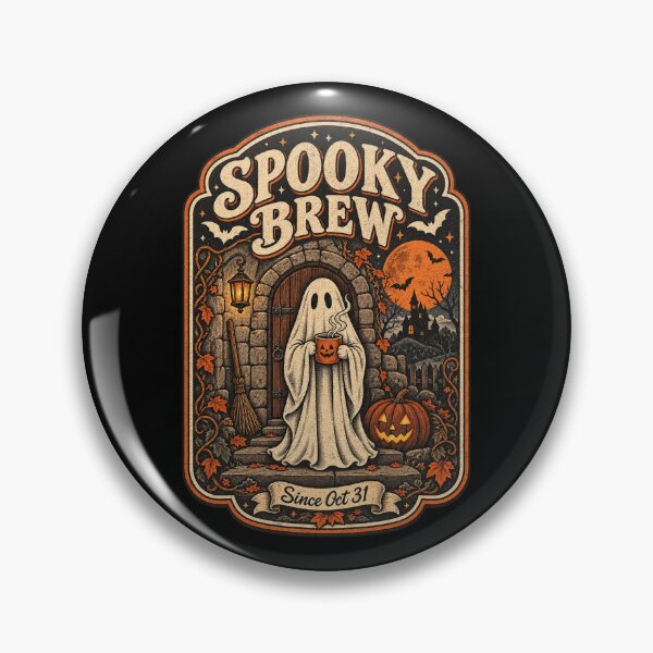 Item preview, Ghostly Roast Halloween Coffee Ghost Vintage Spooky Season designed and sold by will freed18.