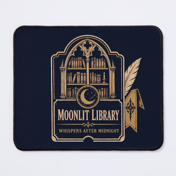 Item preview, Moonlit Library Access Card designed and sold by agearb.