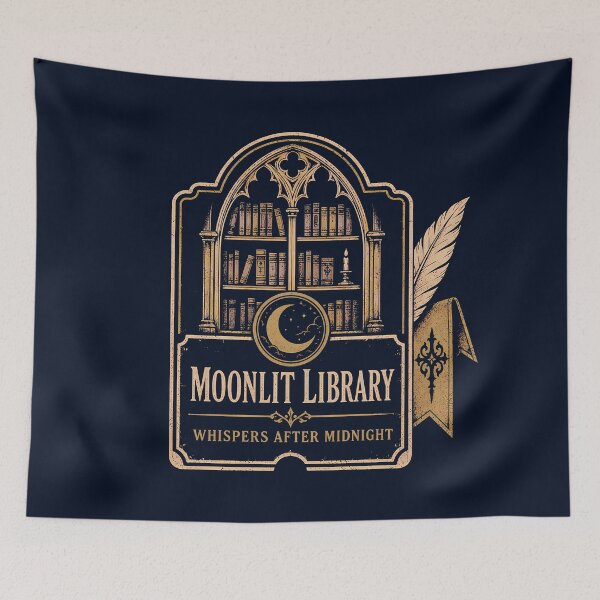 Item preview, Moonlit Library Access Card designed and sold by agearb.