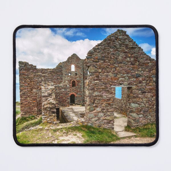 Item preview, Wheal Coates Tin mine Ruin on the Coastal Cliffs of Cornwall, England designed and sold by Paul Thompson Photography.