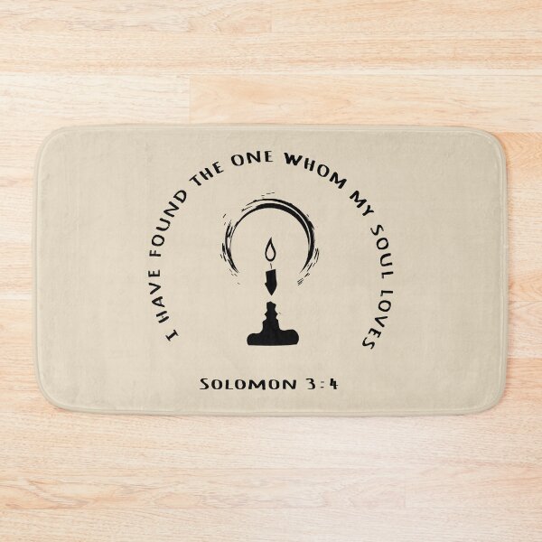 Item preview, Song of Solomon 3:4 | Minimal optical illussion Christian Wedding Love Quote with a couple kissing | I Have Found the One My Soul Loves | Black designed and sold by ZechJohnRB.