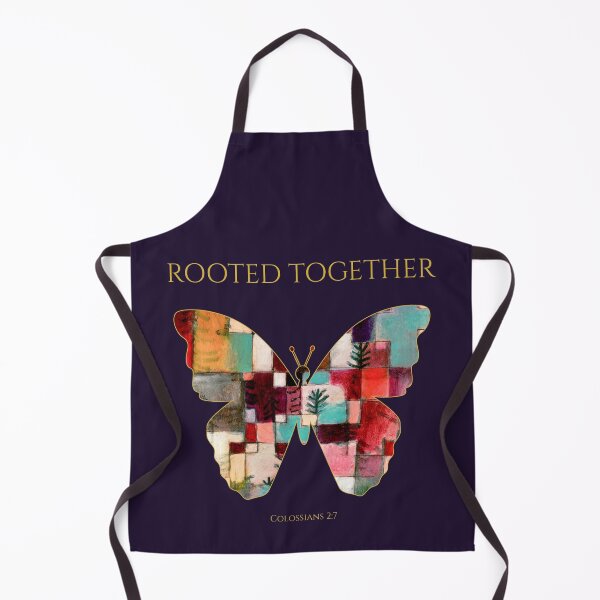 Item preview, Rooted Together Colossians 2:7 Christian Butterfly – One Body Faith Art designed and sold by KittenAndCo.