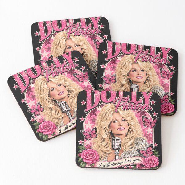 Artikelvorschau, Dolly Pink Cowgirl Country Retro Musik Dolly Forever Western entworfen und verkauft von DianneShelton.
