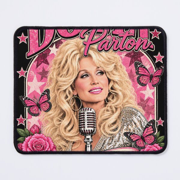 Item preview, Dolly Pink Cowgirl Country Retro Music Dolly Forever Western designed and sold by DianneShelton.