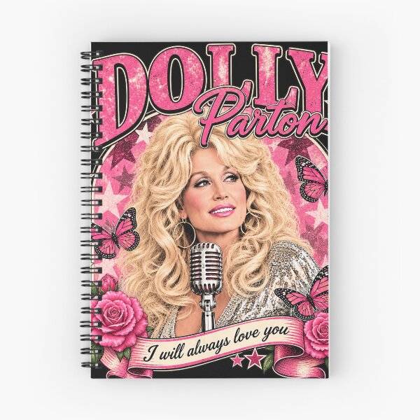 Item preview, Dolly Pink Cowgirl Country Retro Music Dolly Forever Western designed and sold by DianneShelton.