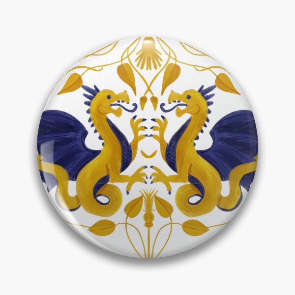 Item preview, Heraldic Dragon Tapestry - Medieval Castlecore Gothic Fantasy on white designed and sold by aneladesigns.
