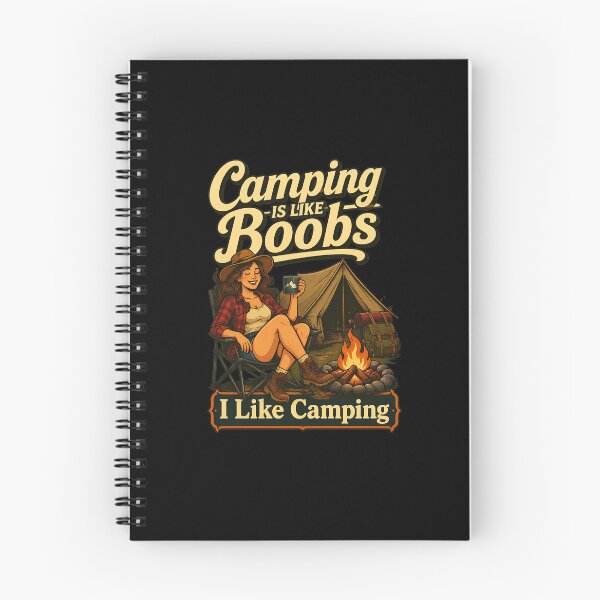 Item preview, Camping is Like Boobs I Like Camping Funny Outdoor designed and sold by PaletteArc.