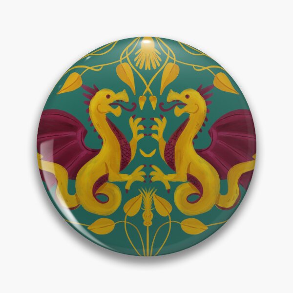 Item preview, Heraldic Dragon Tapestry - Medieval Castlecore Gothic Fantasy on green designed and sold by aneladesigns.