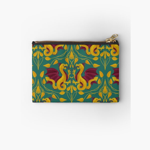 Item preview, Heraldic Dragon Tapestry - Medieval Castlecore Gothic Fantasy on green designed and sold by aneladesigns.