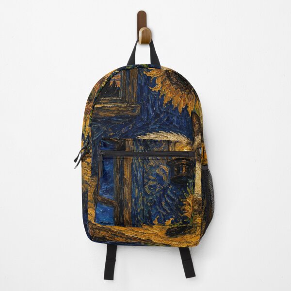 Item preview, Siameses y girasoles al estilo Van Gogh designed and sold by FloramoonArt.