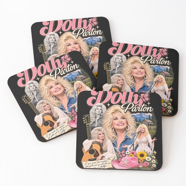 Item preview, Dolly Pink Cowgirl Country Music Dolly Forever Retro designed and sold by DianneShelton.