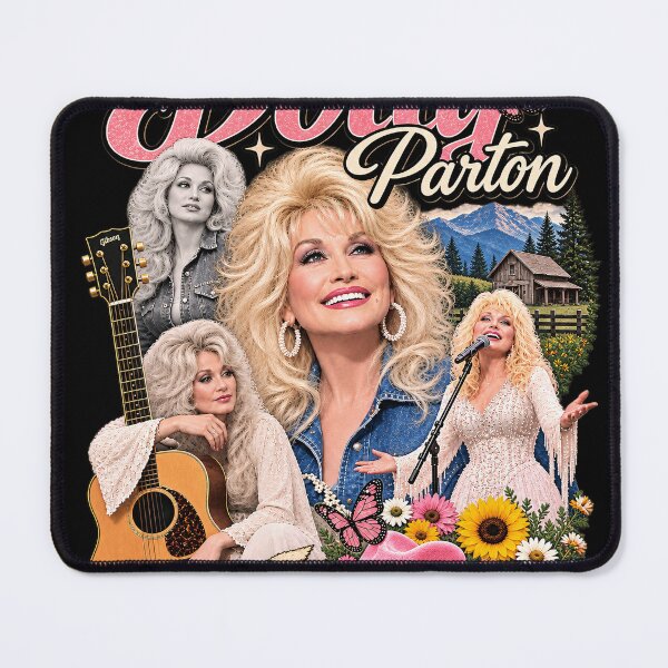 Item preview, Dolly Pink Cowgirl Country Music Dolly Forever Retro designed and sold by DianneShelton.