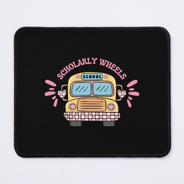Item preview, Scholarly Wheels Cute Retro School Bus designed and sold by creativerooney.