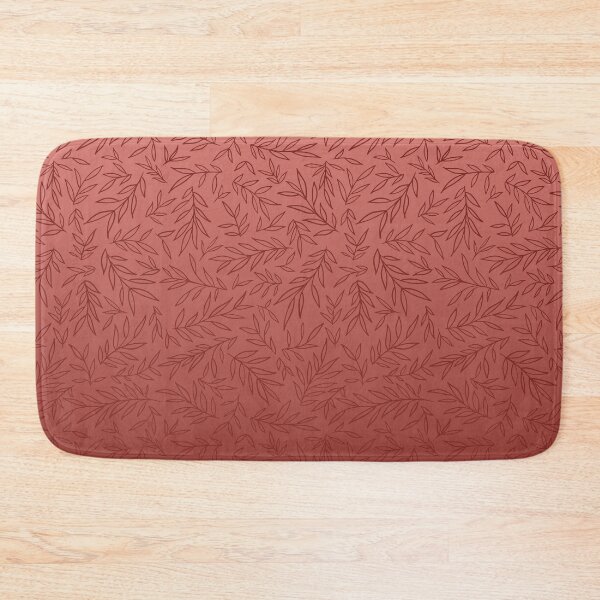 Item preview, Willow Branch Drift – Delicate Botanical Leaf Ombre Pattern | Red designed and sold by Frohyou.