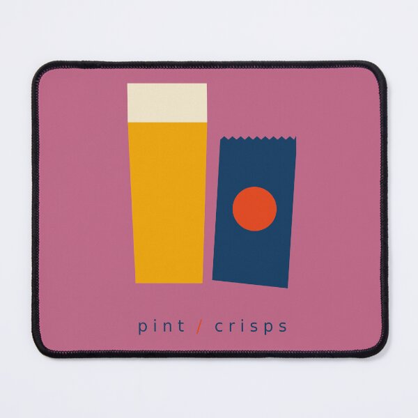 Item preview, Pint & Crisps – Minimalist British Pub Art designed and sold by StillandStory.