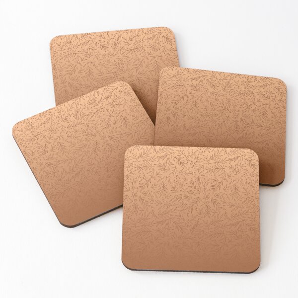 Item preview, Willow Branch Drift – Delicate Botanical Leaf Ombre Pattern | Orange designed and sold by Frohyou.