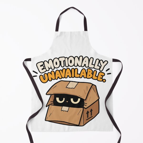 Item preview, Emotionally Unavailable Cat in a Box designed and sold by MewMade.