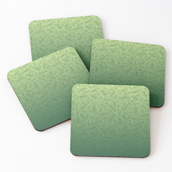 Item preview, Willow Branch Drift – Delicate Botanical Leaf Ombre Pattern | Green designed and sold by Frohyou.