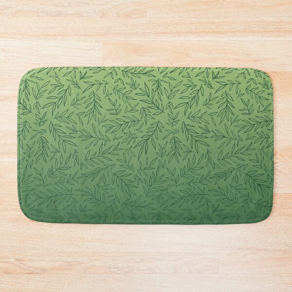 Item preview, Willow Branch Drift – Delicate Botanical Leaf Ombre Pattern | Green designed and sold by Frohyou.