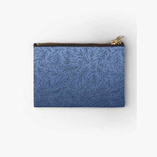 Item preview, Willow Branch Drift – Delicate Botanical Leaf Ombre Pattern | Blue designed and sold by Frohyou.
