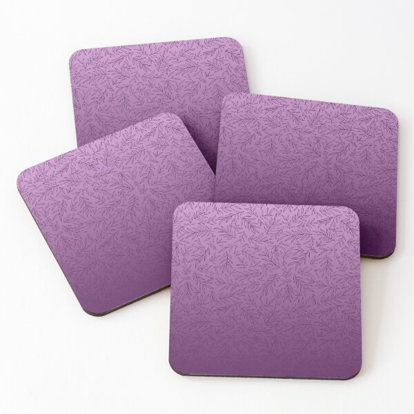 Item preview, Willow Branch Drift – Delicate Botanical Leaf Ombre Pattern | Purple designed and sold by Frohyou.