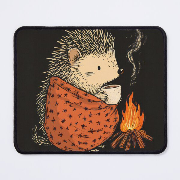 Item preview, Hedgehog Campfire designed and sold by prettykaler.