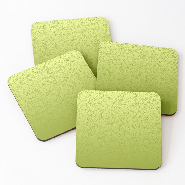 Item preview, Willow Branch Drift – Delicate Botanical Leaf Ombre Pattern | Chartreuse designed and sold by Frohyou.