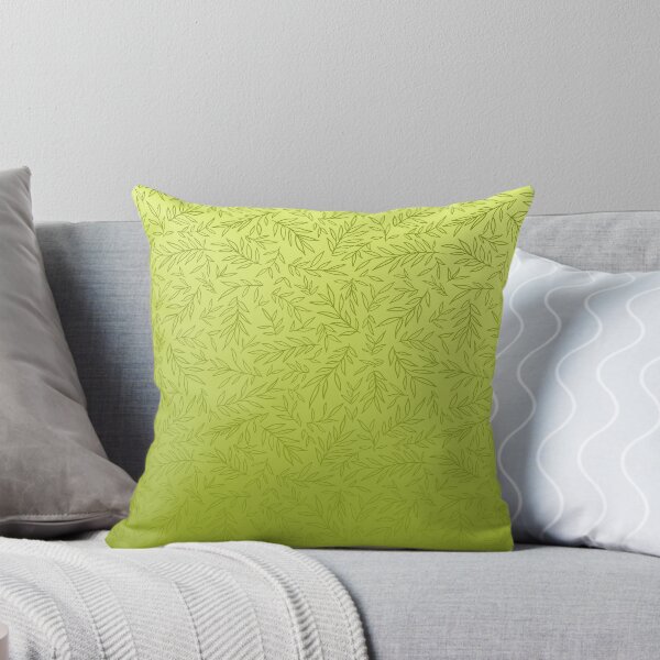 Item preview, Willow Branch Drift – Delicate Botanical Leaf Ombre Pattern | Chartreuse designed and sold by Frohyou.