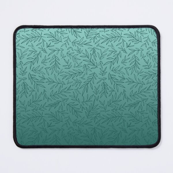 Item preview, Willow Branch Drift – Delicate Botanical Leaf Ombre Pattern | Teal designed and sold by Frohyou.