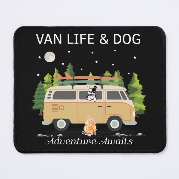 Item preview, Van Life and Dog Adventure Awaits Camper Van Surf designed and sold by EfectoCreativo.