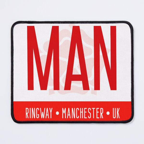 Item preview, Manchester Airport Baggage Tag designed and sold by Fine-Art-Hub.