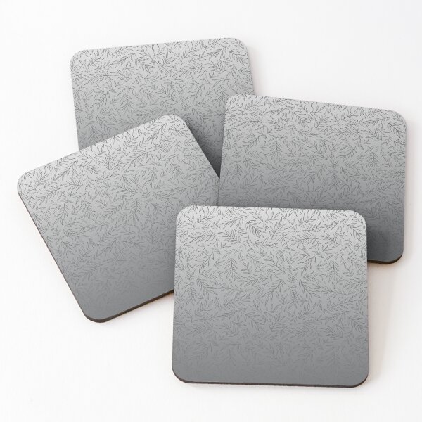 Item preview, Willow Branch Drift – Delicate Botanical Leaf Ombre Pattern | Gray designed and sold by Frohyou.