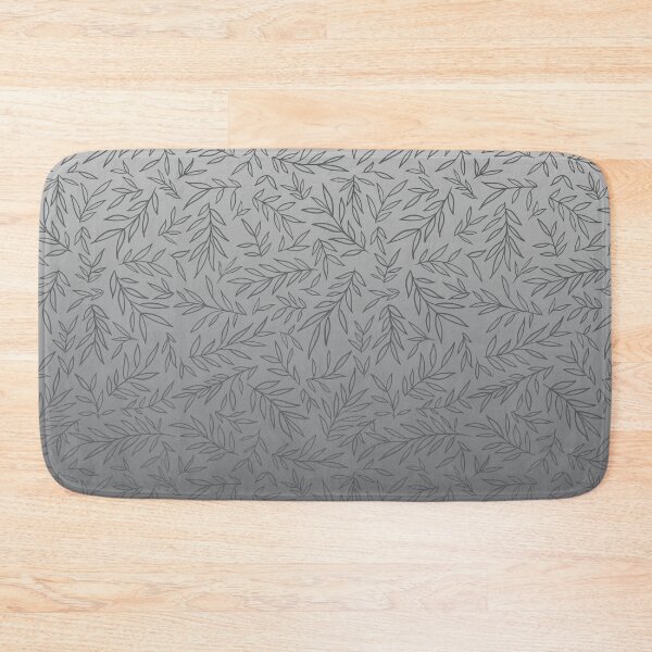 Item preview, Willow Branch Drift – Delicate Botanical Leaf Ombre Pattern | Gray designed and sold by Frohyou.