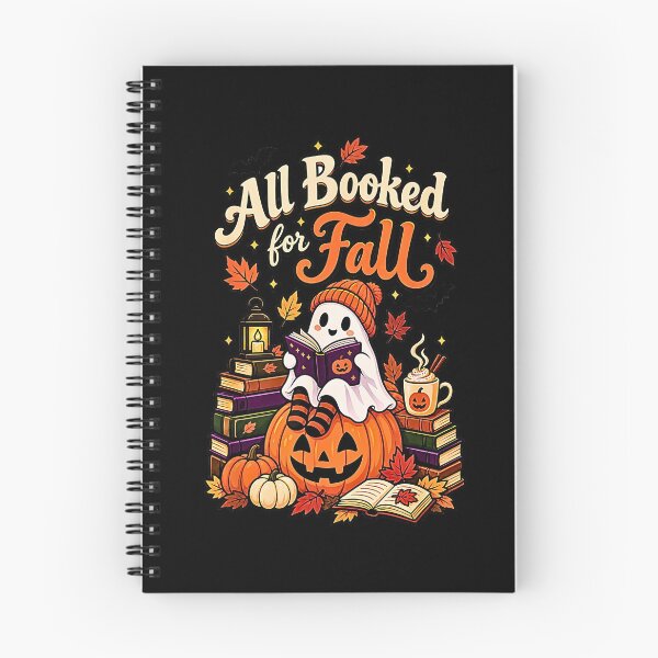 Item preview, All Booked For Fall Cute Ghosts Book Lover Autumn Halloween  designed and sold by Rahamkshop.