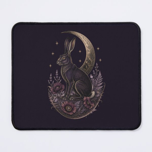 Item preview, Lunar Hare in the Night Garden designed and sold by printheavenart.