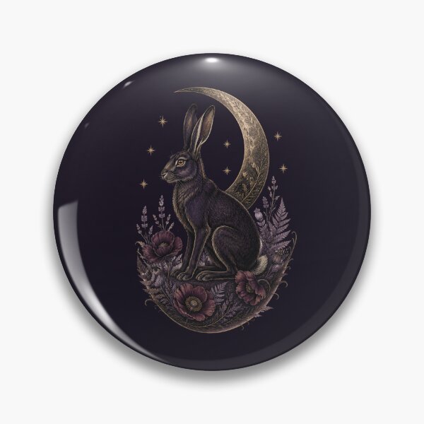 Item preview, Lunar Hare in the Night Garden designed and sold by printheavenart.