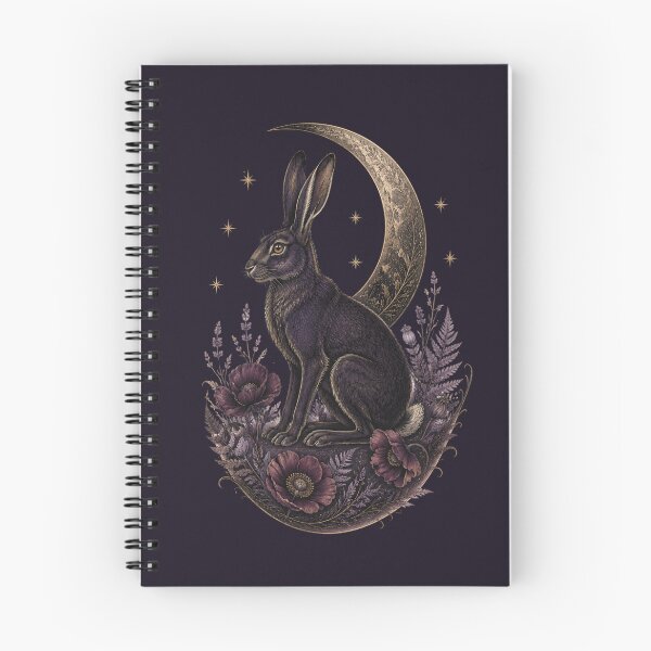 Item preview, Lunar Hare in the Night Garden designed and sold by printheavenart.