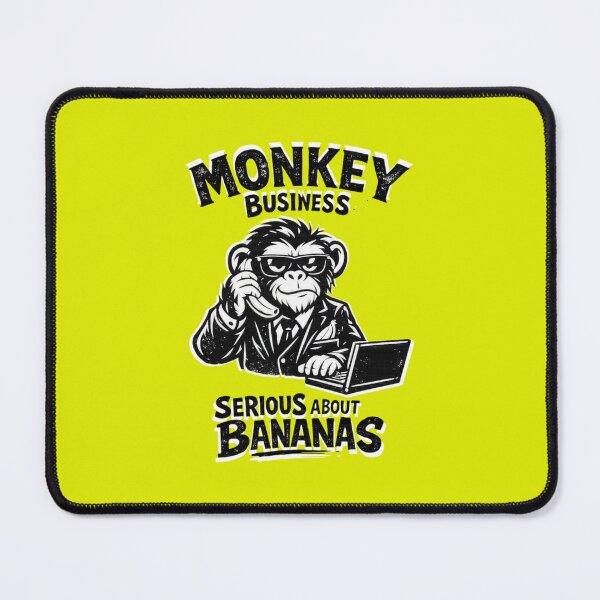Item preview, Monkey Business Corporate Humor Monkey in Suit Design designed and sold by Cabrasco.