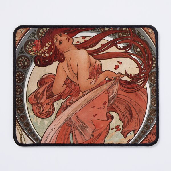 Item preview, Alfons Mucha – Dance | The Arts 1898 | Iconic Art Nouveau Poster designed and sold by Shoupay.