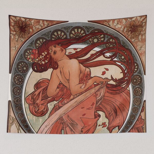 Item preview, Alfons Mucha – Danza | Las Artes 1898 | Cartel icónico del Art Nouveau designed and sold by Shoupay.