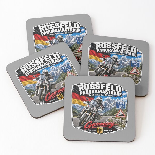 Item preview, Rossfeld Panoramastrasse panoramastraße Germany Motorcycle Sticker & TShirt 07 designed and sold by OuterShellUK.